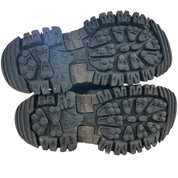 Rocky Jasper Trac Leather Brown Mens Lace Up Work Boots 200 Gr Thinsulate sz 8 - Picture 15 of 16